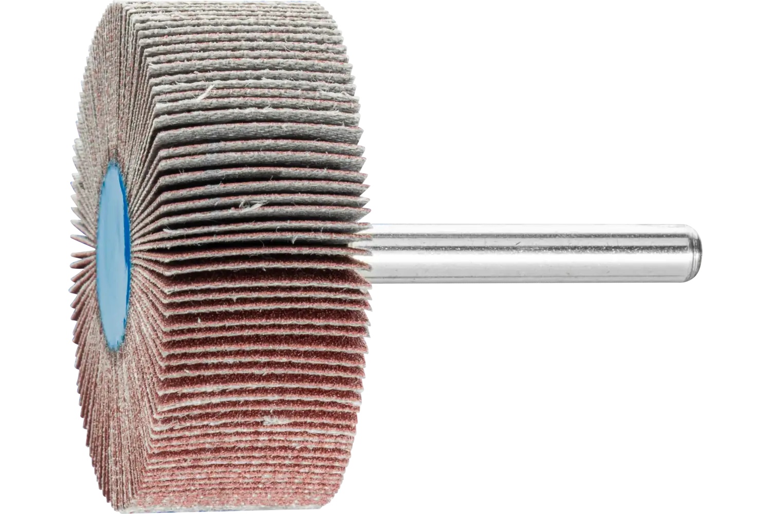 Picture of Pferd Mounted Flap Wheel, 2" X 3/4, 180 Grit, 1/4" Shank, Aluminum Oxide